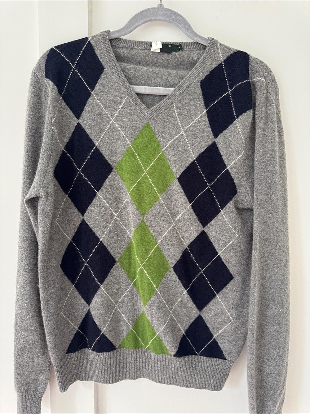J Crew Gray Cashmere Sweater Size S